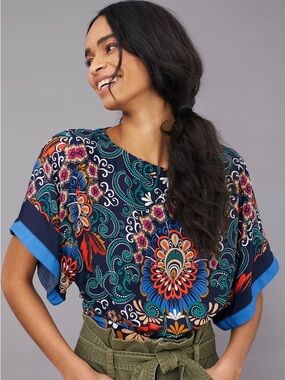 Anthropologie Kimono Sleeve Top